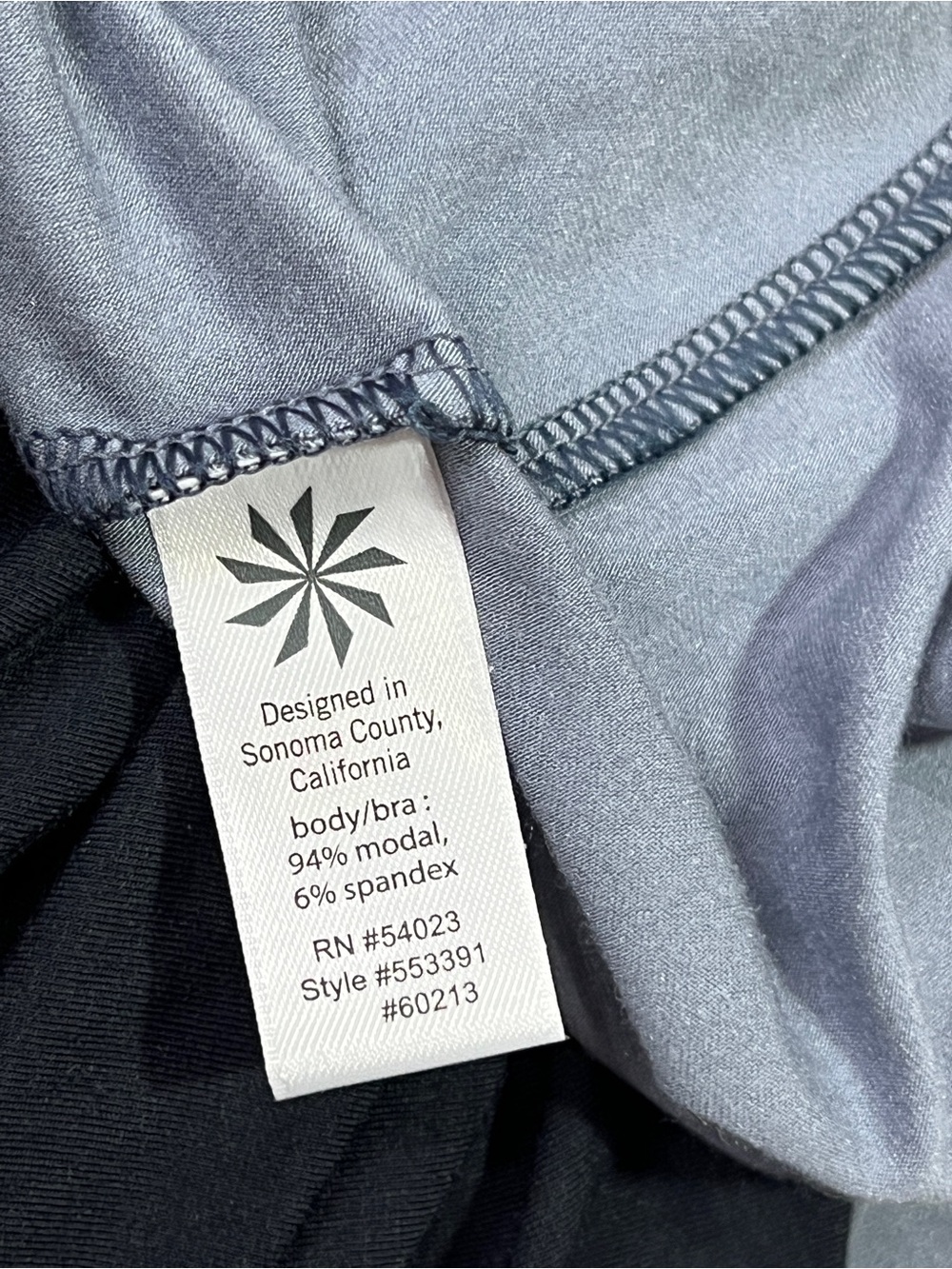 Athleta Kindred Cami Dress - Medium - soft blue lined modal shelf bra tank dress - Picture 8 of 12